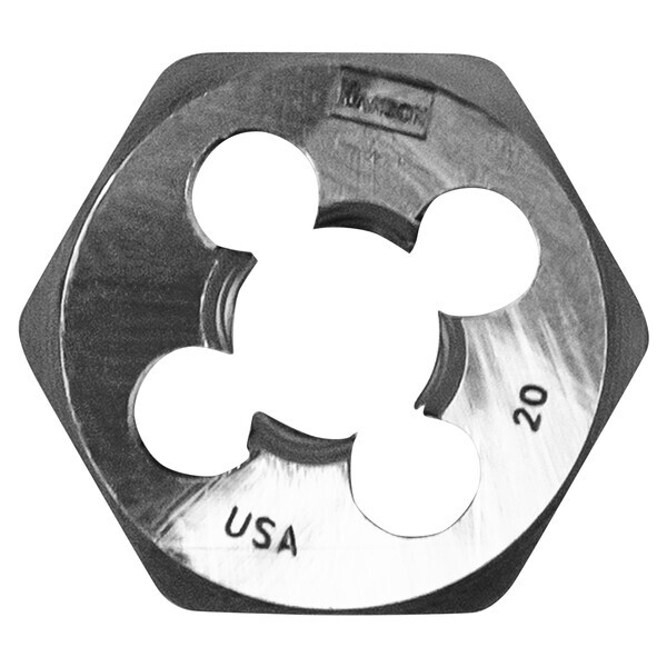 43FDDHR 7/16-20 HEX RETHREADING DIE CARBON STEEL