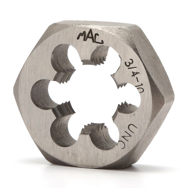 75CDDHR 3/4-10 HEX RETHREADING DIE CARBON STEEL