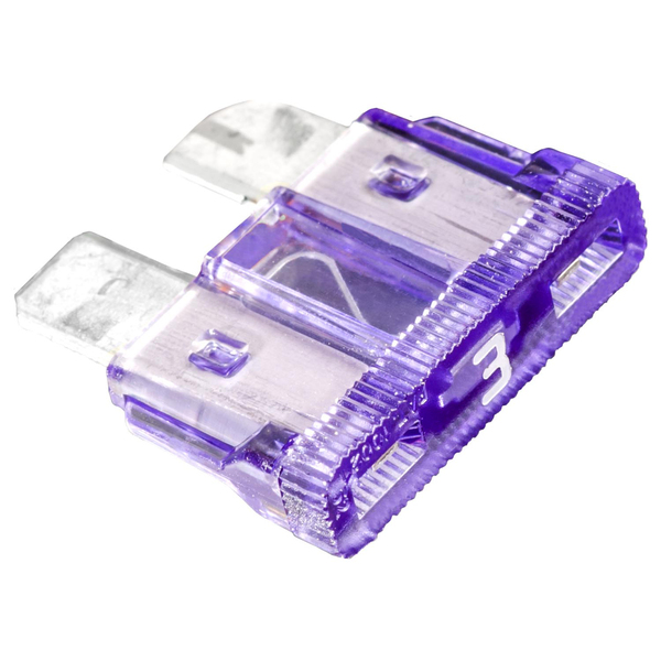 AUV12534 3 AMP VIOLET ATC BLADE FUSE 5/PK