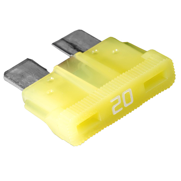 AUV12540 20 AMP YELLOW ATC BLADE FUSE 5/PK