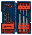 BOSB46215 12PC SPIRAL SCREW EXTRACTORS SET WITH DRILL BITS