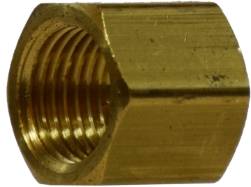 CA037B 3/8" BRASS HEX PIPE CAP