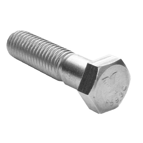 .4C10HCS3/FT M4-0.7 X 10 UNC HEX CAP SCREW 316 SS FULL THREAD