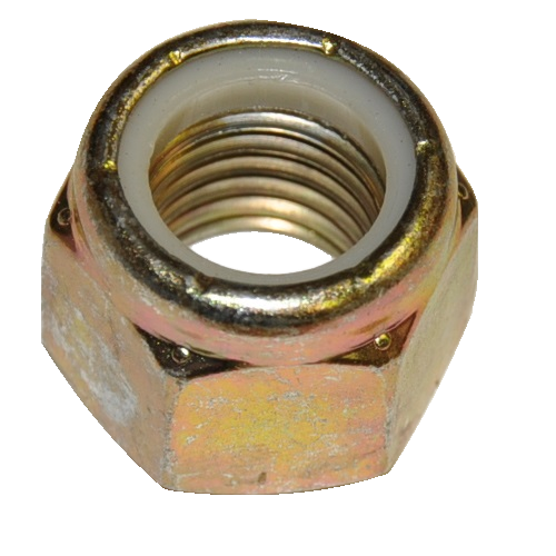 112CNNE8 1 1/8-7 UNC NYLON INSERT LOCK NUT GRADE 8 (C) PLAIN PHOS & OIL