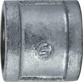 CO050G 1/2" GALVANIZED MI PIPE COUPLING 150#