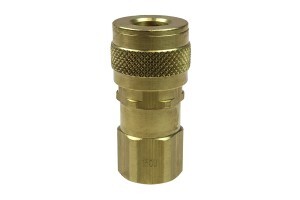 COI150U 1/4" BODY X 1/4" FPT BRASS UNIVERSAL COUPLER