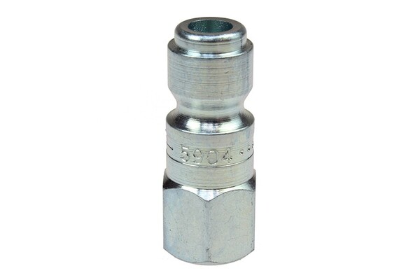 COI5904 3/8" BODY X 1/4" FPT STEEL PLATED AUTOMOTIVE CONNECTOR