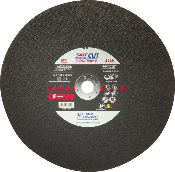 SAIT23420 12" X 1/8" X 20MM A24R