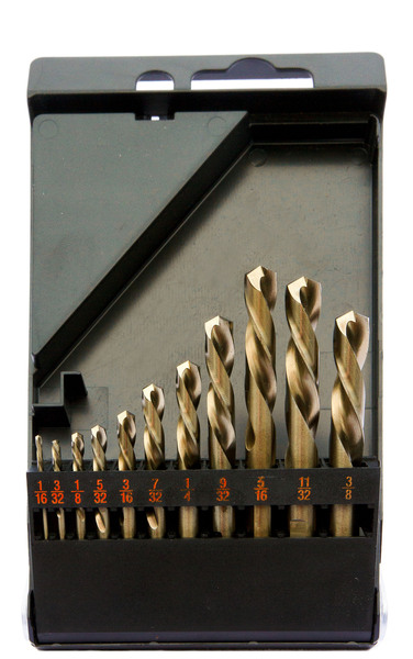 DRILL300LH11 11PC LEFT HAND DRILL SET 1/16 - 3/8 BY 32NDS