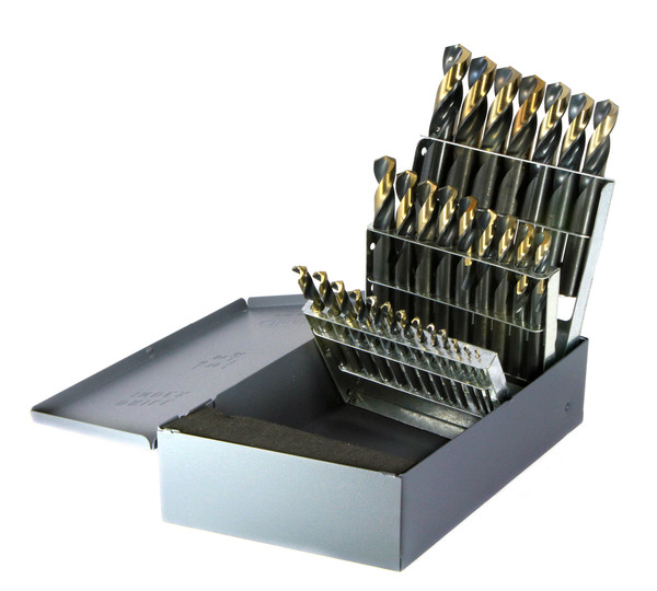 DRILL300N29 29PC NITRO STUBY DRILL SET 1/16 - 1/2 BY 64THS