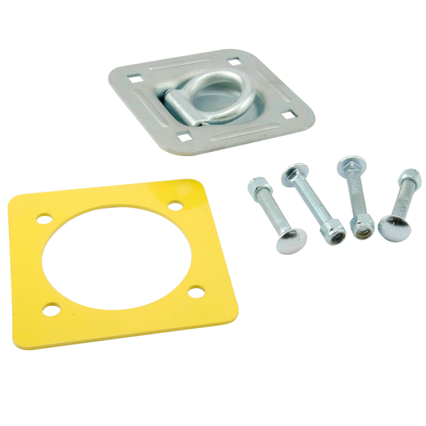 ERI09115 5000LB RECESSED ANCHOR RING KIT WITH SUPPORT BRACKET *NUTS & BOLTS INCLUDED