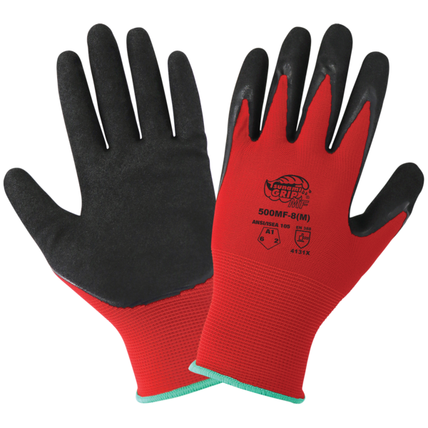 GLO500MF-S TSUNAMI GRIP SMALL NITRILE COTTON GLOVE