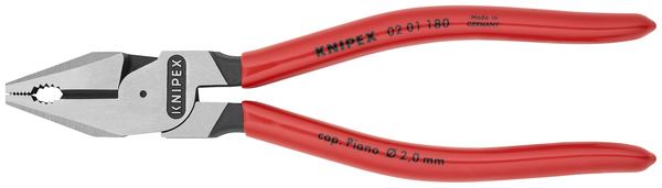 KNI0201-180 KNIPEX HIGH LEVERAGE COMBINATION PLIERS 7"