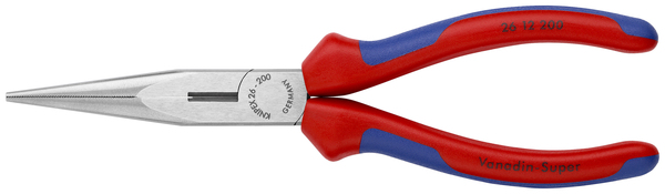 KNI2612-200 SNIPE NOSE SIDE CUTTING PLIERS 8"