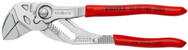 KNI8603180 PLIER WRENCH CHROME 7 1/4"