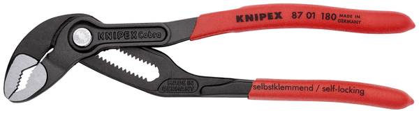 KNI8701-180 COBRA WATER PUMP PLIER 7" WITH 1 1/2" CAPACITY