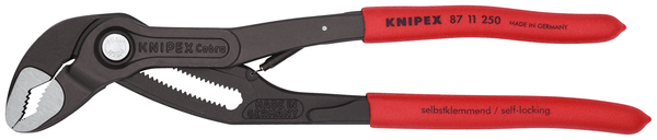 KNI8711-250 COBRA WATER PUMP PLIER 10" WITH 2" CAPACITY