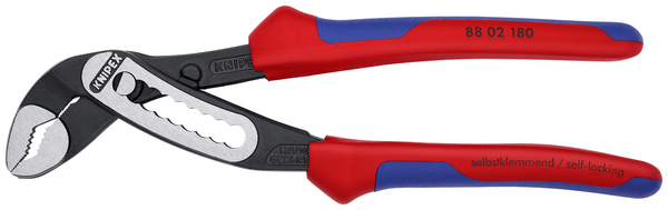 KNI8802-180 ALLIGATOR WATER PUMP PLIERS 7" WITH 1 1/2" CAPACITY