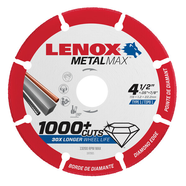 LEN1972921 4 1/2" X 7/8" DIAMOND CUTOFF WHEEL AG