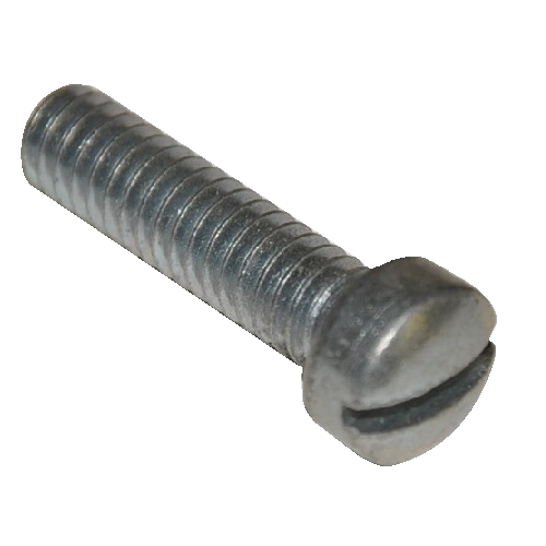 12C87MSIZ 12-24 X 7/8 SLOTTED FILLISTER HEAD MACHINE SCREW ZINC PLATED