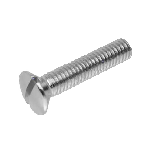 10F50MSOS 10-32 X 1/2 SLOTTED OVAL HEAD MACHINE SCREW SS