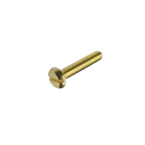 8C25MSPB 8-32 X 1/4 SLOTTED PAN HEAD MACHINE SCREW BRASS