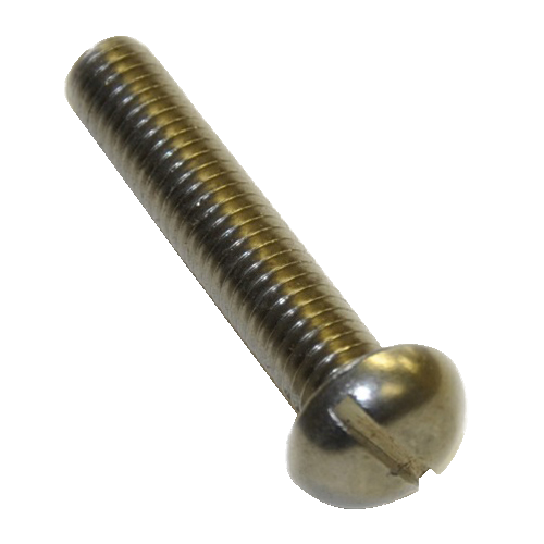 31C100MSRS 5/16-18 X 1 SLOTTED ROUND HEAD MACHINE SCREW SS