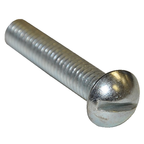 6C175MSRZ 6-32 X 1 3/4 SLOTTED ROUND HEAD MACHINE SCREW ZINC PLATED