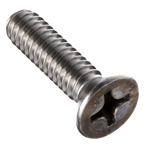 10C25MXFS 10-24 X 1/4 PHILLIPS FLAT HEAD MACHINE SCREW SS UNDERCUT