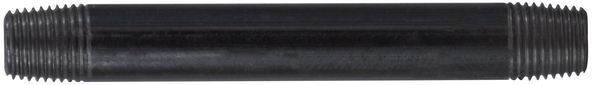 NIP025X500 1/4" X 5" BLACK PIPE NIPPLE SCH 40