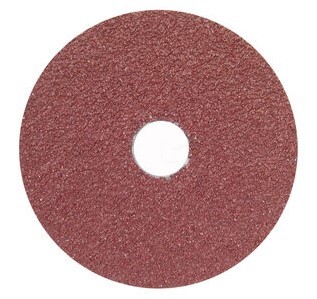 NOR66623355594 7" X 7/8" 36 GRIT RED HEAT FIBER SANDING DISC F944 CA