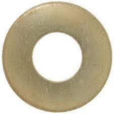 2NWSFB/L #2 FLAT WASHER LARGE PATTERN BRASS