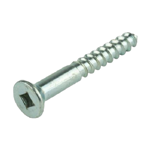 10N175OQFZ #10 X 1 3/4 SQUARE DRIVE FLAT HEAD WOOD SCREW ZINC PLATED