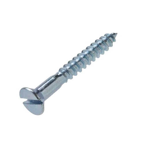 14N300OSFZ #14 X 3 SLOTTED FLAT HEAD WOOD SCREW ZINC PLATED