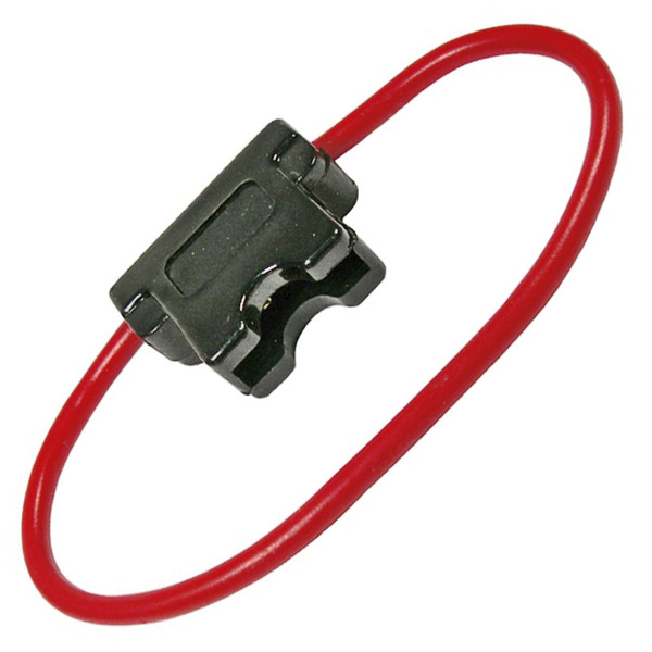 PICO0963C 30 AMP ATC/ATO TYPE BLADE FUSE HOLDER FOR 12 GA WIRE WITH 7" WIRE LOOP