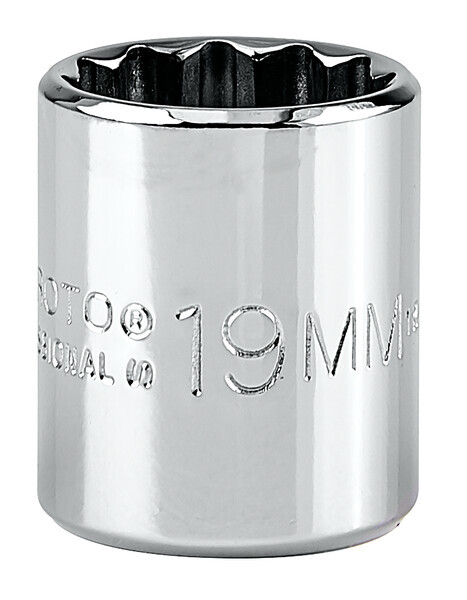 PROJ5219M 3/8 DRIVE 19MM SOCKET - 12 POINT