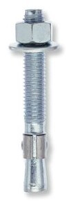 WA50412 1/2-13 X 4 1/2" WEDGE ANCHOR ZINC PLATED CARBON STEEL