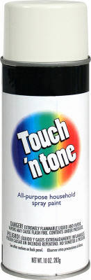 RUS55274830 TOUCH 'N TONE 10OZ GLOSS WHITE SPRAY PAINT