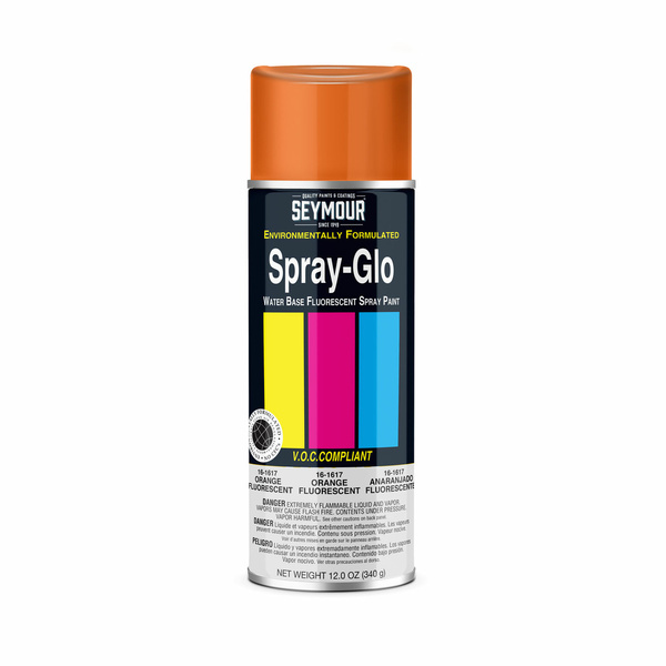 SEY16-1617 16OZ FLUORESCENT ORANGE SPRAY-GLO