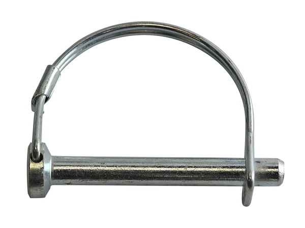 MED2801/R 1/4 X 2 1/2 ROUND HANDLE DOUBLE WIRE SNAP PIN STEEL ZINC