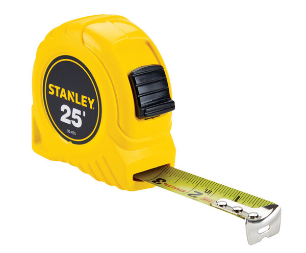 STA30-455 25FT X 1" STANDARD TAPE MEASURE