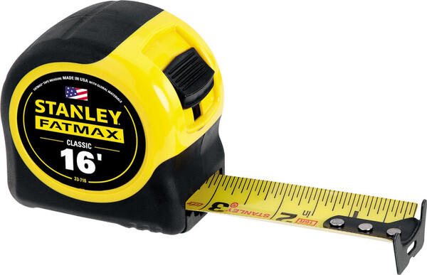 STA33-716 16FT X 1 1/4" FATMAX TAPE MEASURE WITH BLADE ARMOR