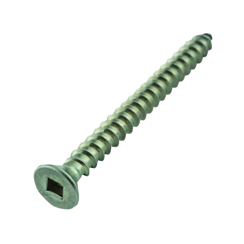 12N125TQFS #12 X 1 1/4 SQUARE DRIVE FLAT HEAD TAPPING SCREW SS