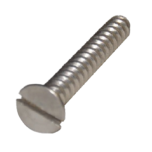 6N75TSFS #6 X 3/4 SLOTTED FLAT HEAD TAPPING SCREW SS