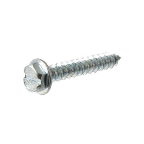 10N62TSWZ #10 X 5/8 SLOTTED HEX WASHER HEAD TAPPING SCREW ZINC PLATED