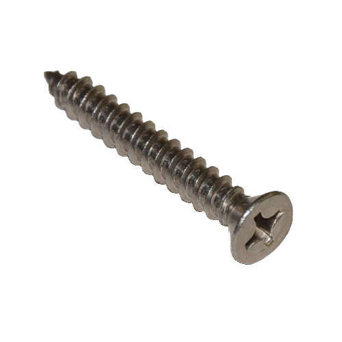 6N50TXF3 #6 X 1/2 PHILLIPS DRIVE FLAT HEAD TAPPING SCREW 316 SS