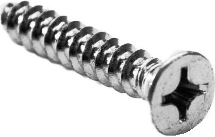 6N37TXFZ #6 X 3/8 PHILLIPS DRIVE FLAT HEAD TAPPING SCREW ZINC PLATED