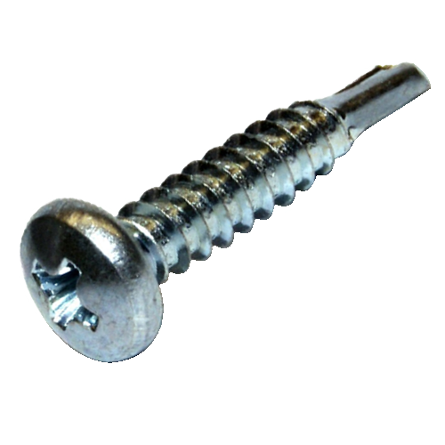 8N100UXPZ #8 X 1 PAN HEAD PHILLIPS DRIVE TEK SCREW ZINC PLATED