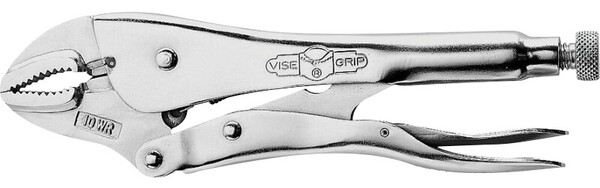 VIS10WR ORIGINAL CURVED JAW LOCKING PLIERS WITH WIRE CUTTER 10"