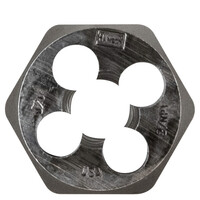 1/4-18 HEX RETHREADING DIE CARBON STEEL